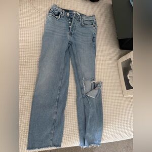 Re/done sz 26 distressed jeans